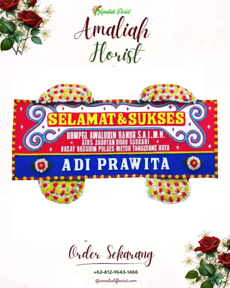 Papan Bunga Ucapan Selamat Gulun